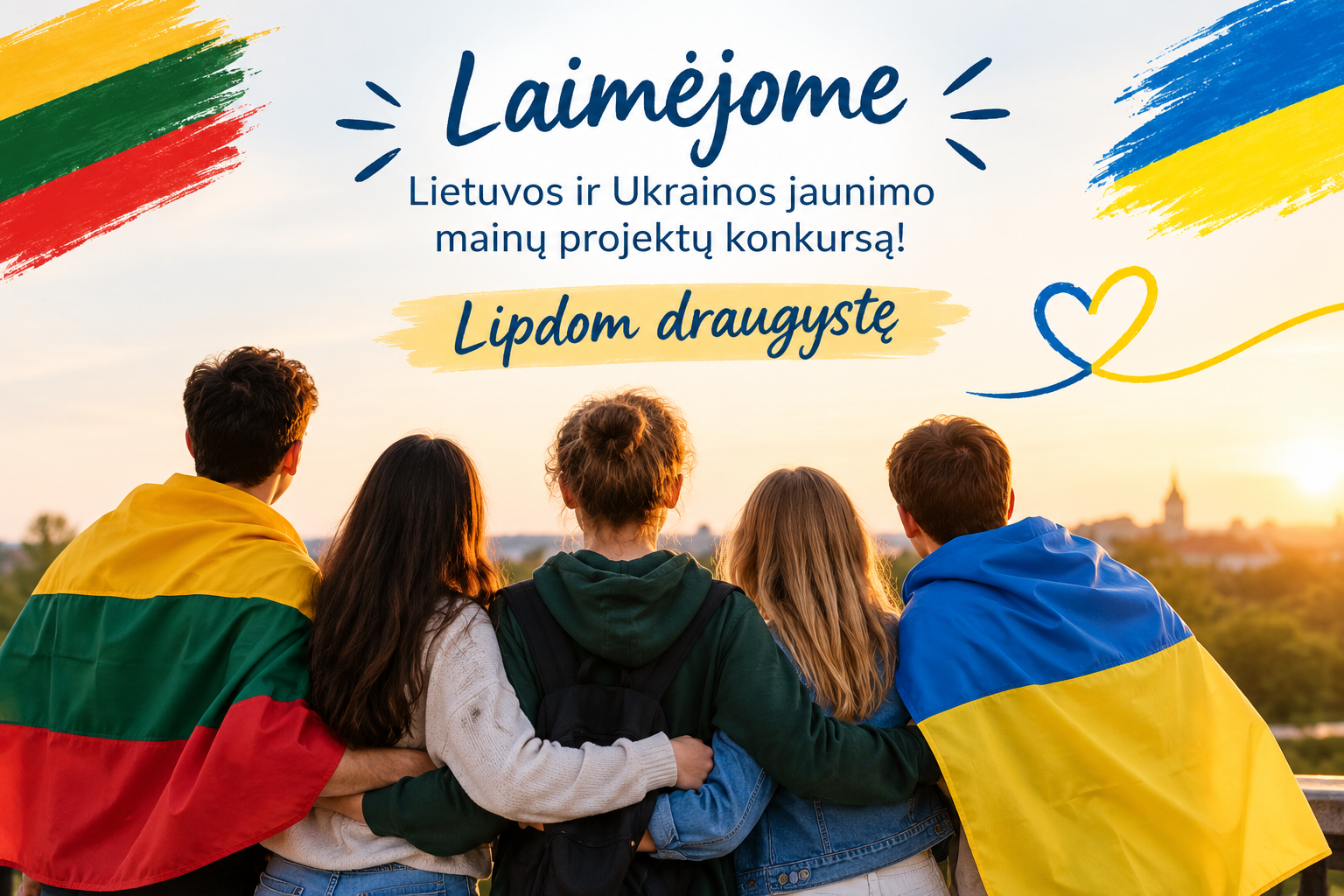 Laimėjome Lietuvos ir Ukrainos jaunimo mainų projektų konkursą!
